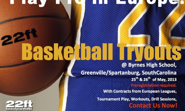 22ft Europe Play Pro Basketball Tryouts