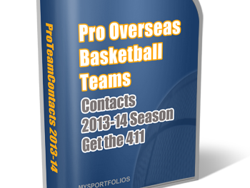 Pro Team Contacts Updated for 2013-2014